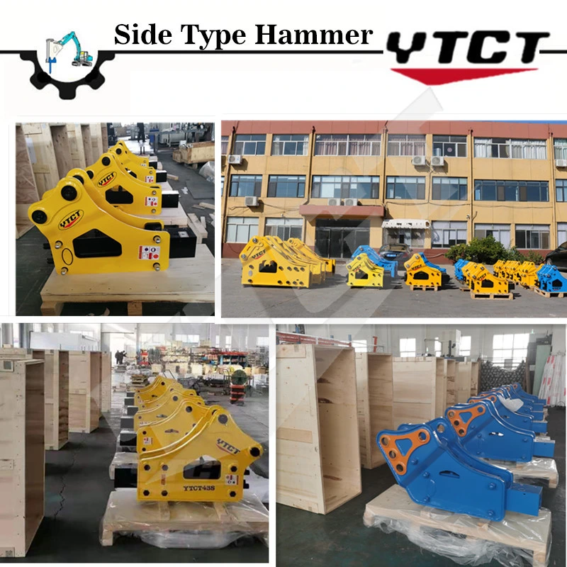 High Quality Side Ytct Hydraulic Breaker 19-25ton Drilling Rod and Concrete Excavator Construction Machinery