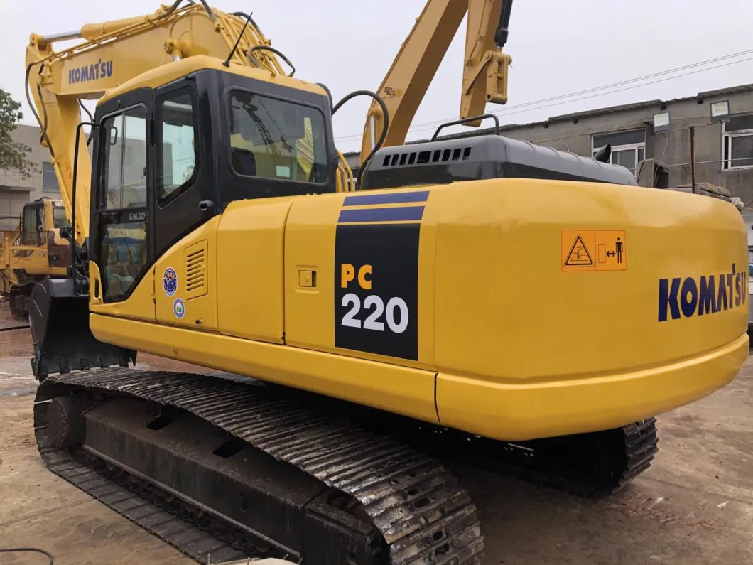 22t Japan Original Used Komatsu PC220-7 Crawler Excavator, Medium Size Komatsu PC220 PC200 Excavator