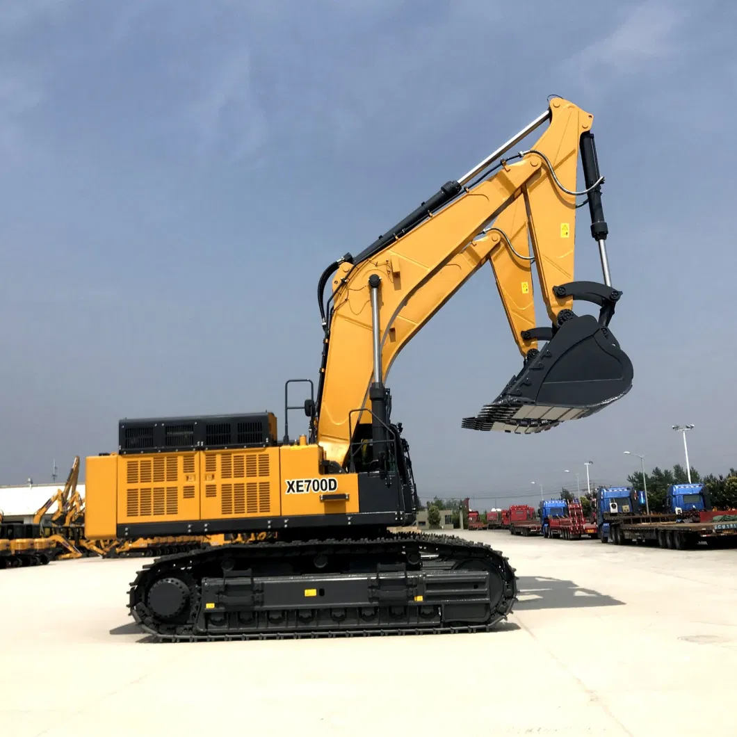 Xe700d Large Excavator Machine 70ton Excavator with 4.5cbm Bucket for Mining Quarry Earth-Moving Factory Price