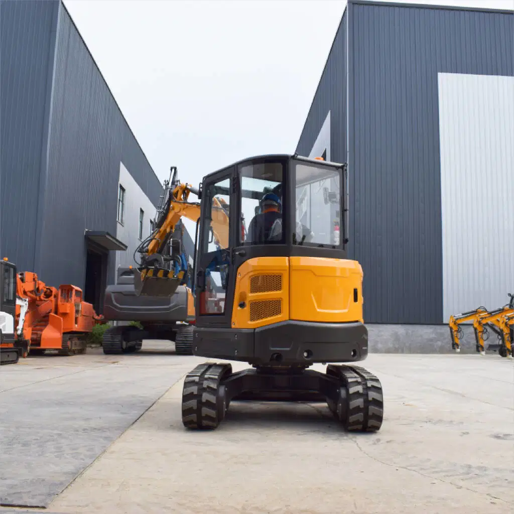 Mini Excavator 3.5 4ton EPA Kubota Engine Crawler Digger Farm Used