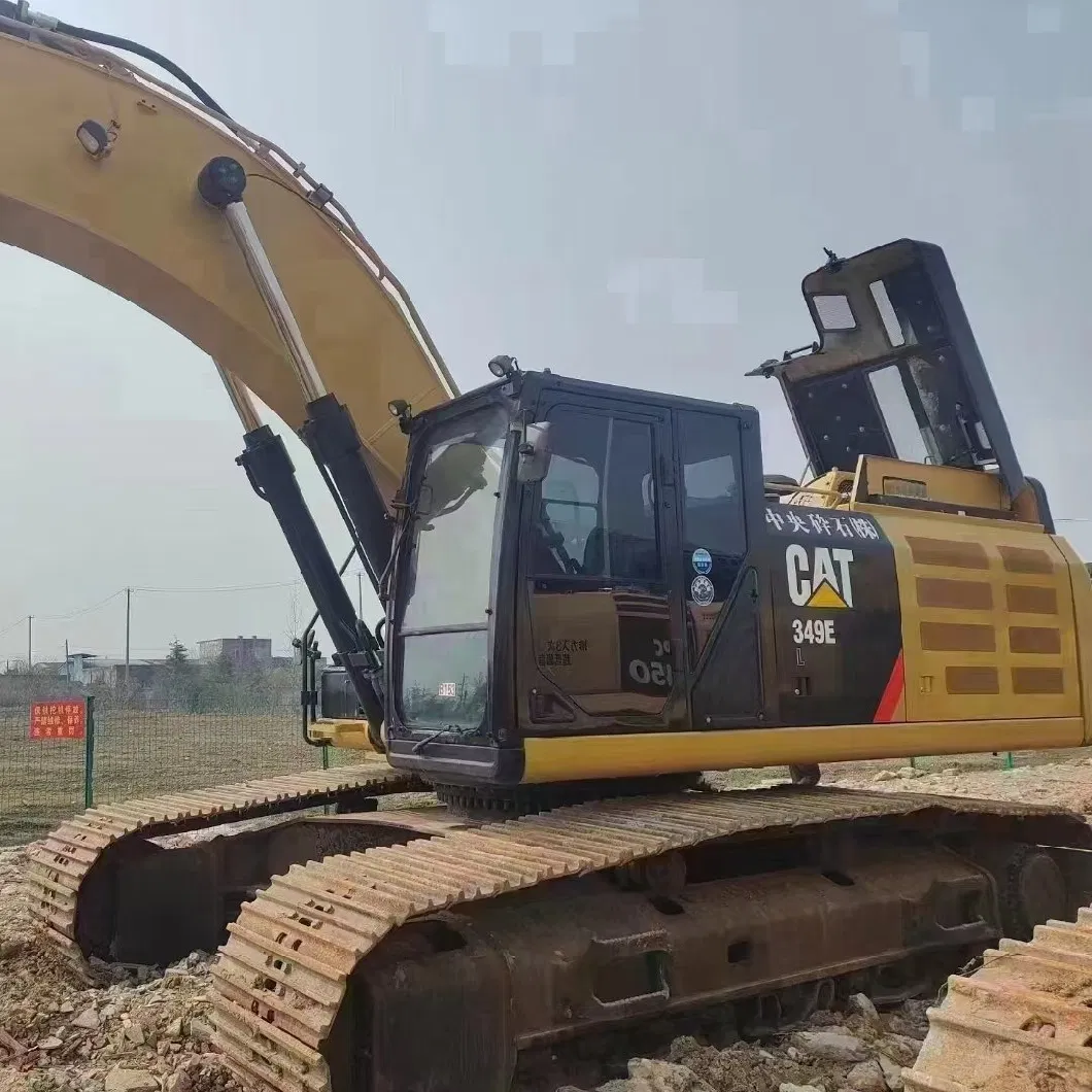 Used Caterpillar Cat 349dl Excavator / Huge Cat 349 50t Excavator Site Real Shooting