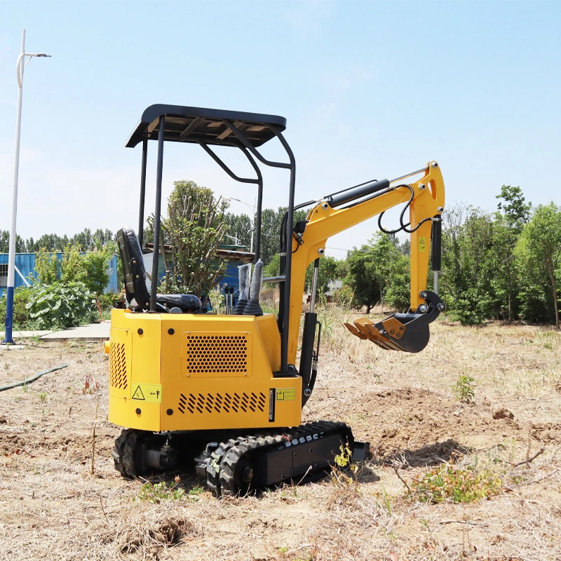 Free Aftersales 1 Ton 2ton Mini Excavator Customization Color Crawler Compact Digger Road Construction Mini Excavator for Sale