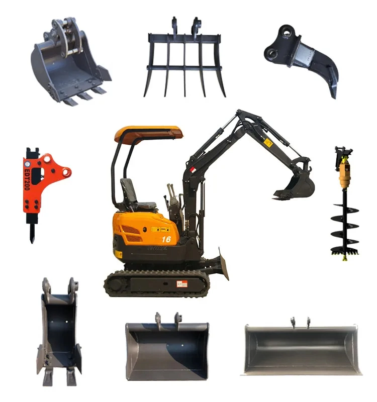 Te906 Mini Excavator for Laying Cables Mini Digger Excavator Machine