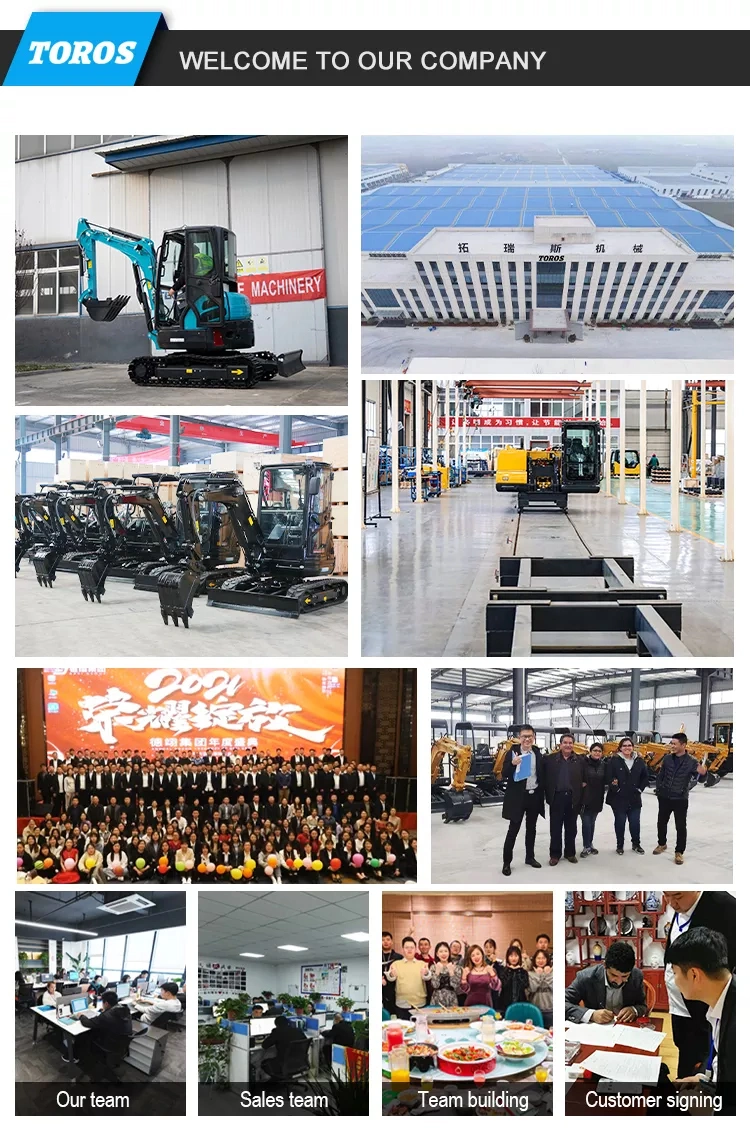 3.5 Ton 1000kg Factory Price Garden Crawler Excavator Brand Digger Mini Excavator for Sale 1.5 Ton 2 Ton 3 Ton Construction Machinery 5 Ton Mini Excavator