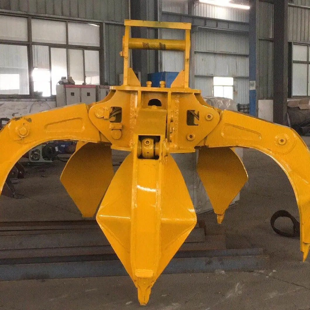 Large-Sized Industrial Rotary Grab Iron Stone Gripper Hydraulic Scrap Metal Grab for Excavator Rotary Hydraulic Grasping Machine Steel Grab