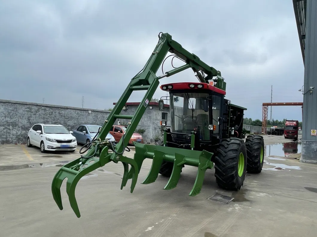 Four-Wheel Grabber Sugar Cane Loader 8600 Wood Grabber Loader