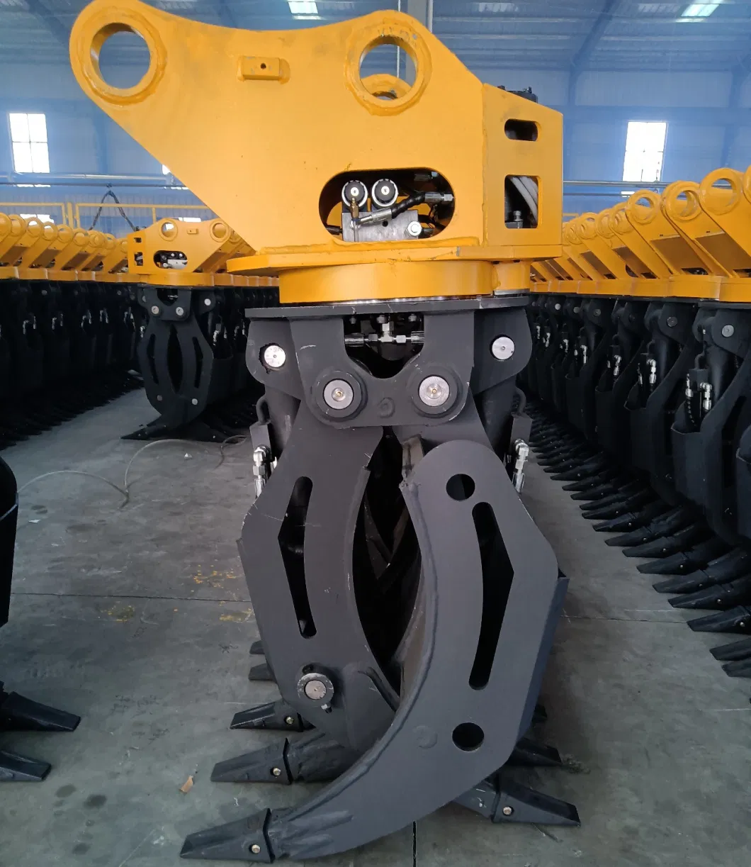 Hydraulic Log Handling Grapple for Excavator