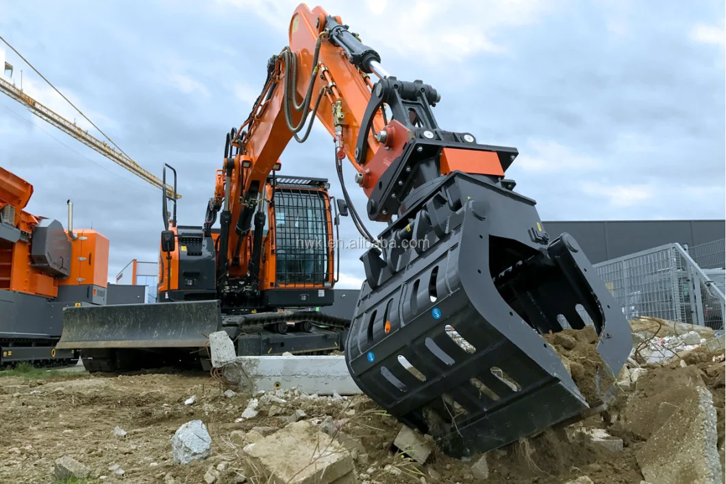 360 Degree Rotatable Hydraulic Demolition Grab for 10-20 Tons Excavator