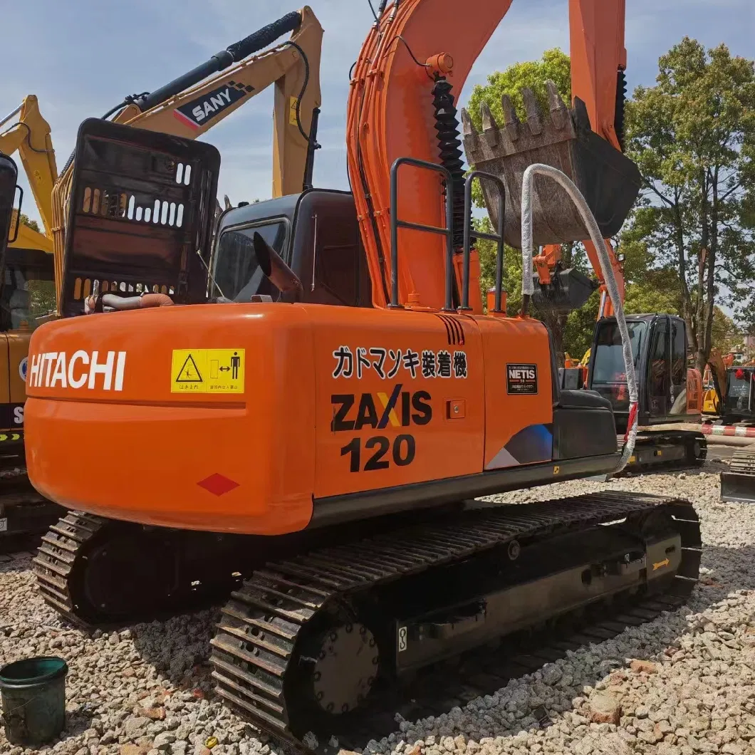 Landscaping Excavator Hitachi Zx120 Mini Crawler Excavator with Thumb and Ditch Bucket