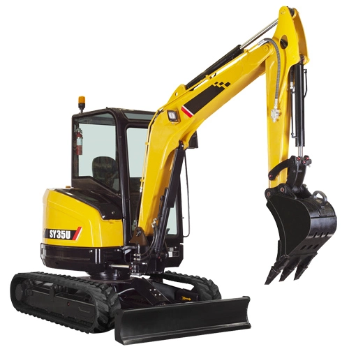 Mini Crawler Excavator Digging Machine for Sale Quick Attach Small Size Bagger Local Service Road Construction Excavator