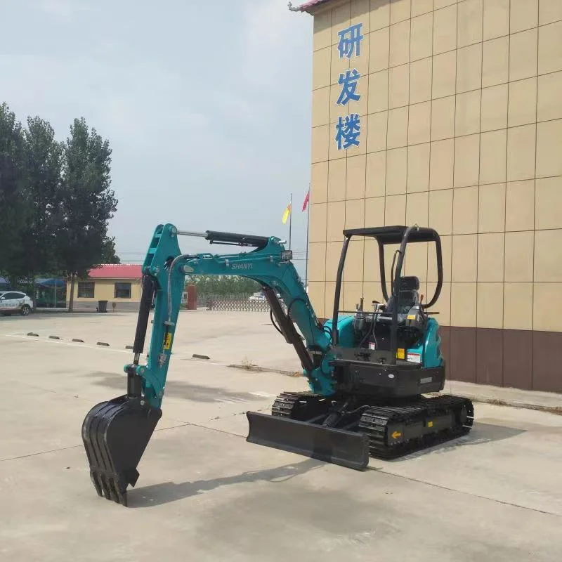 Free Aftersales 1 Ton 2ton Mini Excavator Customization Color Crawler Compact Digger Road Construction Mini Excavator for Sale