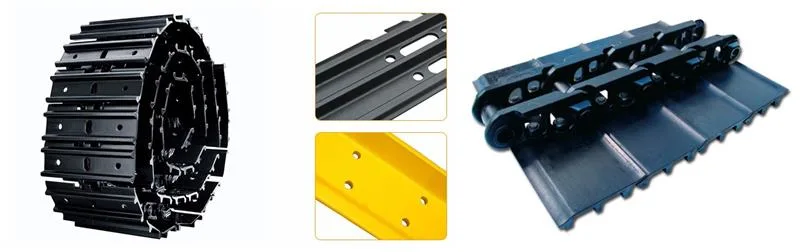 Qdrt-1t Rubber Track Undercarriage Apply for Agricultural Machine Mini- Excavator, Crawler Excavator