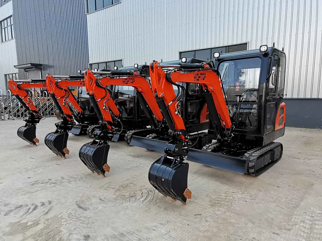 1 Ton 1.5 Ton CE ISO Design Mini Electric Hydraulic Crawler Small Size Wheel Construction Backhoe Garden Micro Household Farm Construction Home Mini Excavator