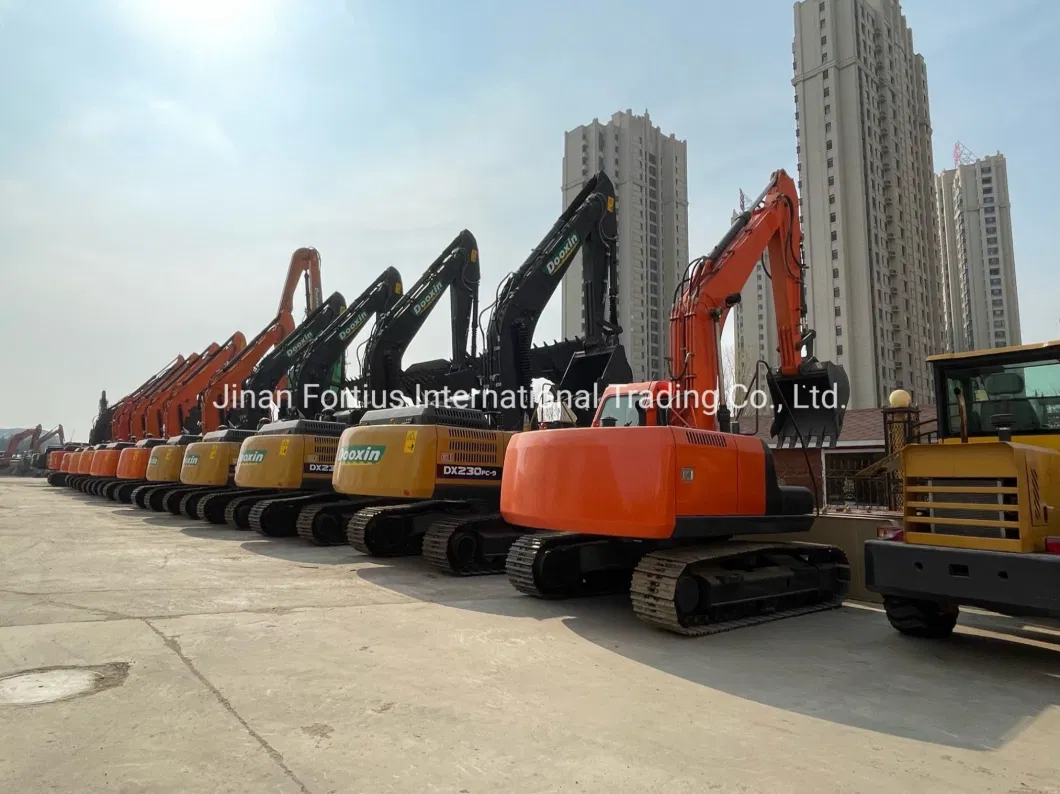 China Fortius New Dx340PC-9 32ton Crawler Electric Hydraulic Large Excavator for Sale