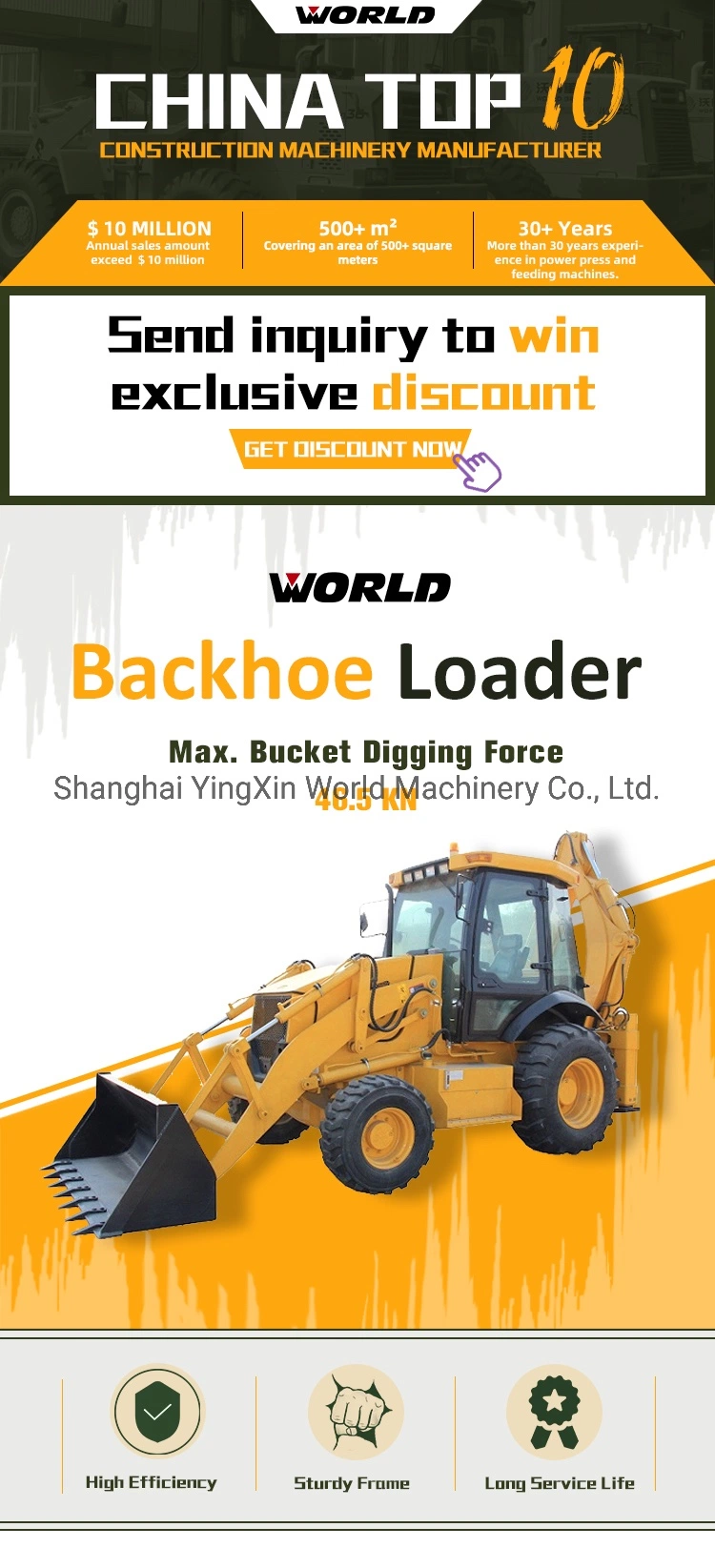 Backhoe Type Excavator Loader for Sale