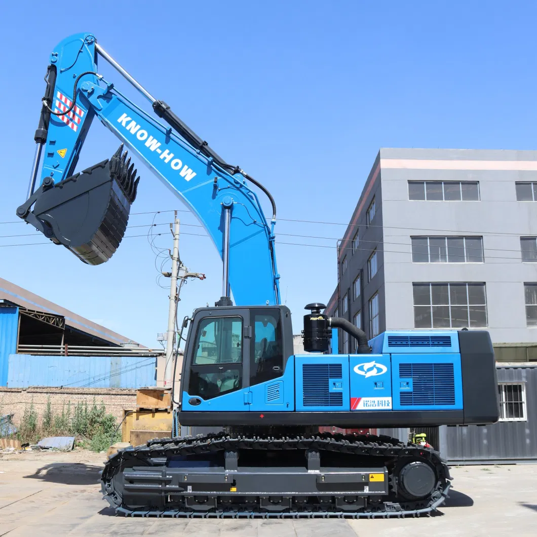 Nwe560V Dual 350kwh Battery Permanent Magnet Synchronous Motor Elelctric Crawler Hydraulic Excavator Price, Backhoe Excavator Grab Shovel Optional