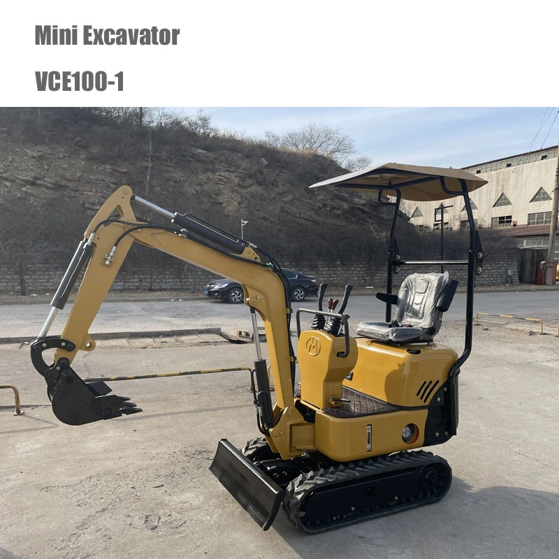 Mini Excavator with Front End Loader