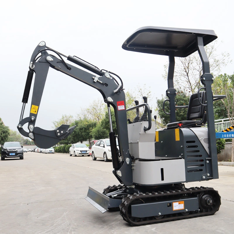 Free Aftersales 1 Ton 2ton Mini Excavator Customization Color Crawler Compact Digger Road Construction Mini Excavator for Sale