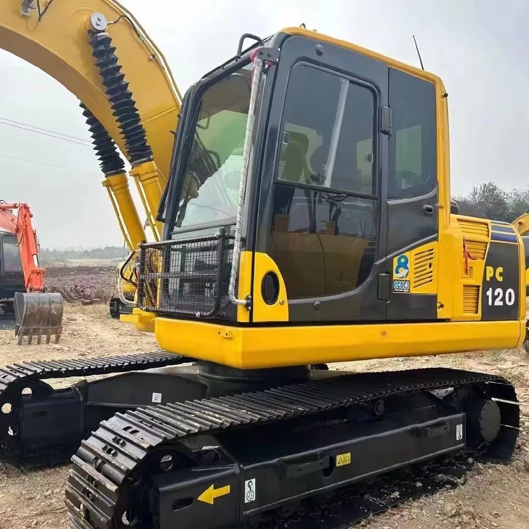 Construction Machinery Backhoe Used Hydraulic Excavator Komatsu PC 120