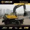 Escavatore mobile da 8 tonnellate Cina, escavatore gommato per movimento terra