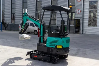 Mini cingolato idraulico Kubota/Yanmar 1.8ton 2t, struttura a ruote di piccole dimensioni Escavatore da giardino per costruzioni agricole con benna da 0,05 cbm