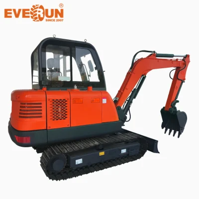 Escavatore idraulico da 4,5 tonnellate con mini escavatore Everun Ere45 Cina per Posa dei cavi