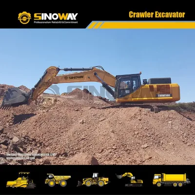 Escavatore cingolato per macchine da scavo cinese 50 Ton in vendita