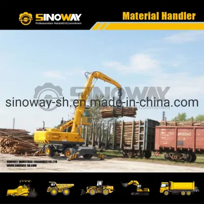 Cina 35ton movimentatore di materiali gommato Crane per movimentazione materiali per Afferrare