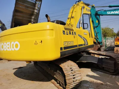 Escavatore idraulico usato Kobelco SK350 su larga scala In vendita