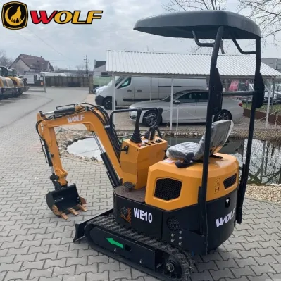 CE EPA Mini Digger piccolo Bagger economico 0,8ton 1t idraulico Miniescavatori cingolati in vendita con motore diesel giapponese