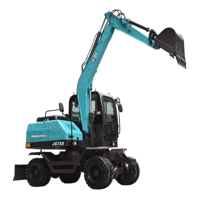 Escavatore per macchine da costruzione Jg75s con retroescavatore idraulico in vendita