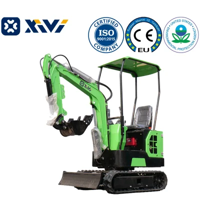 Xivi Xv12 1,2 ton, macchina da scavo da giardino piccola, pompa idraulica Micro Escavatori Digger