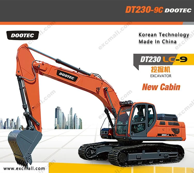 Cheap Doosan Type 23ton Excavator with Big Bucket for Sale
