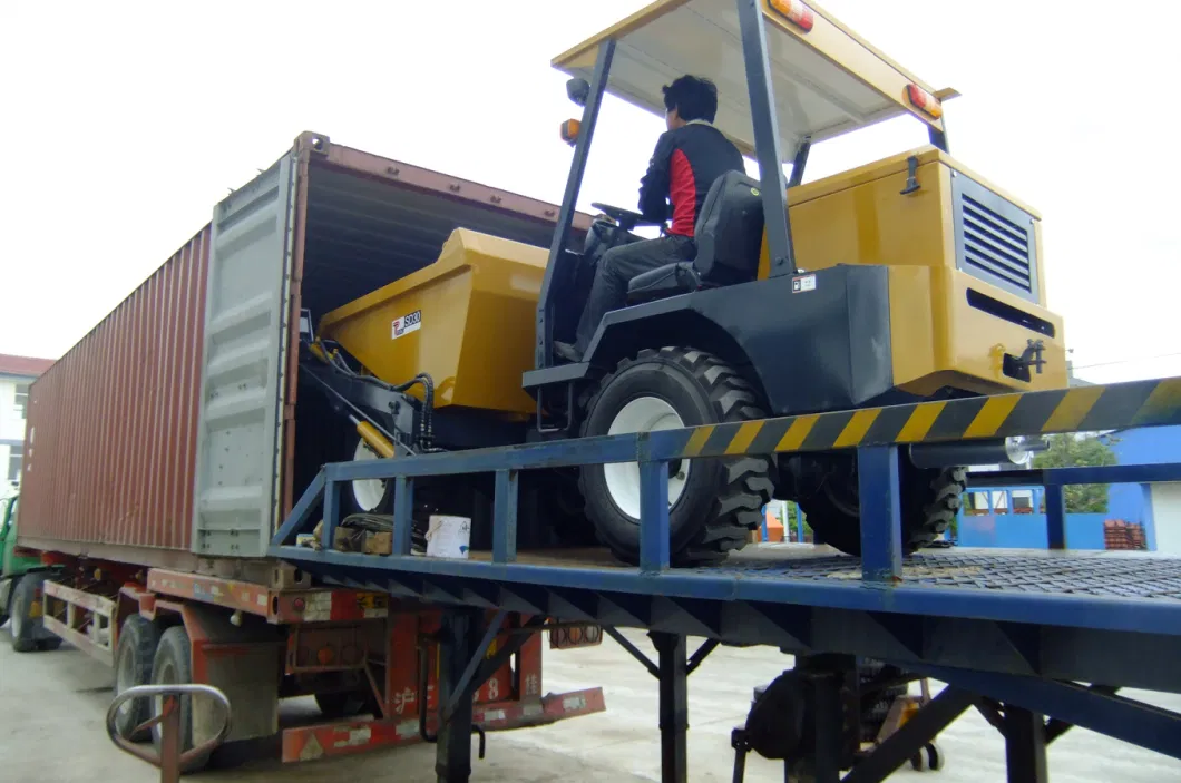 Mini Track Dumper with Self-Loading Dumper with Gasoline Engine