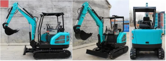 Bueno 0.8/1.2/1.5/1.7/1.8/2.0/2.2/2.5 Ton Small Multi-Function Crawler Mini Diesel/Electric Construction/Farm/Garden Hydraulic EPA4 Swing Boom Mini Excavator