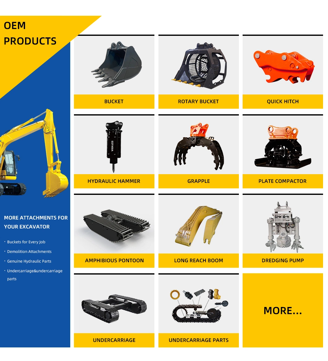 Excavator Rotary Clamshell Bucket Hydraulic Grab for Loading and Unloading