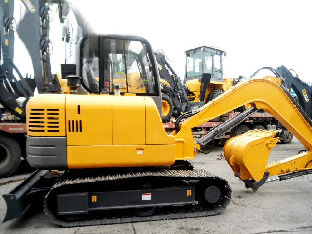 Mini Excavator 5ton 6ton Crawler Excavator Xe60da with Extra Bucket in Stock for Sale