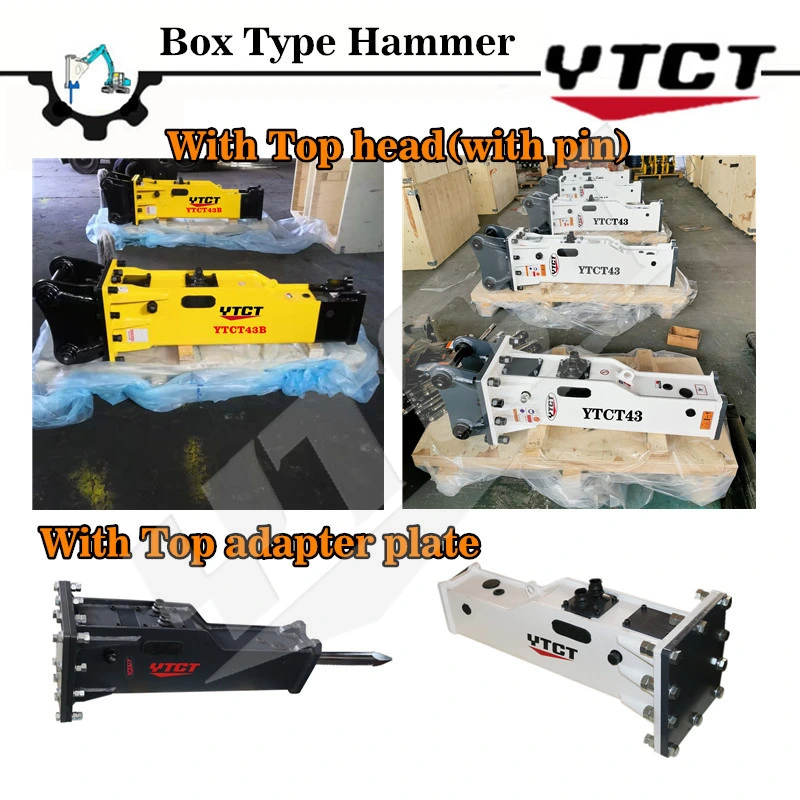 High Quality Side Ytct Hydraulic Breaker 19-25ton Drilling Rod and Concrete Excavator Construction Machinery