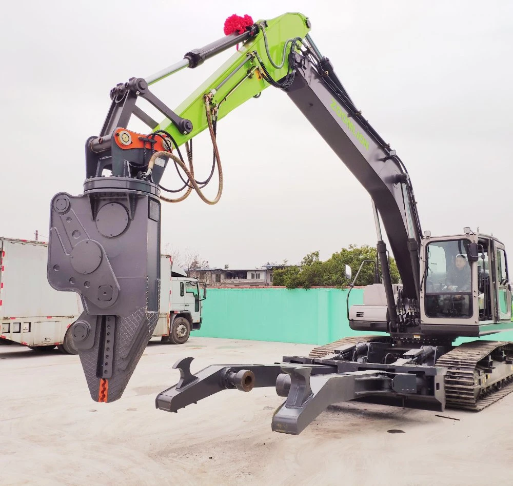 20 Ton Excavator Rotating Shear Dismantling Machine for Sale Rotary Shears 30ton Excavator Scrap Cutting Shear Demolition Cart