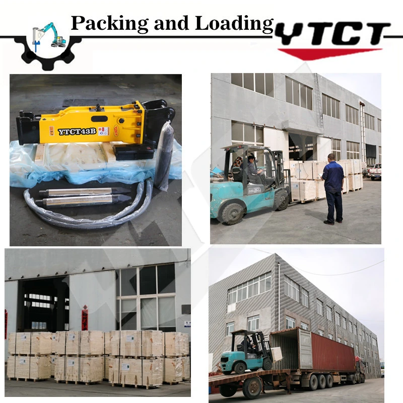 High Quality Side Ytct Hydraulic Breaker 19-25ton Drilling Rod and Concrete Excavator Construction Machinery