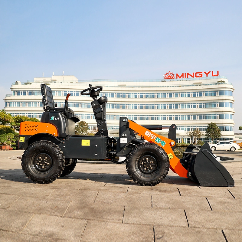 Hot Sale 1 Ton 2ton Mini Electric Wheel Loader 4X4 Electric Diesel Small Wheel Loader for Sale