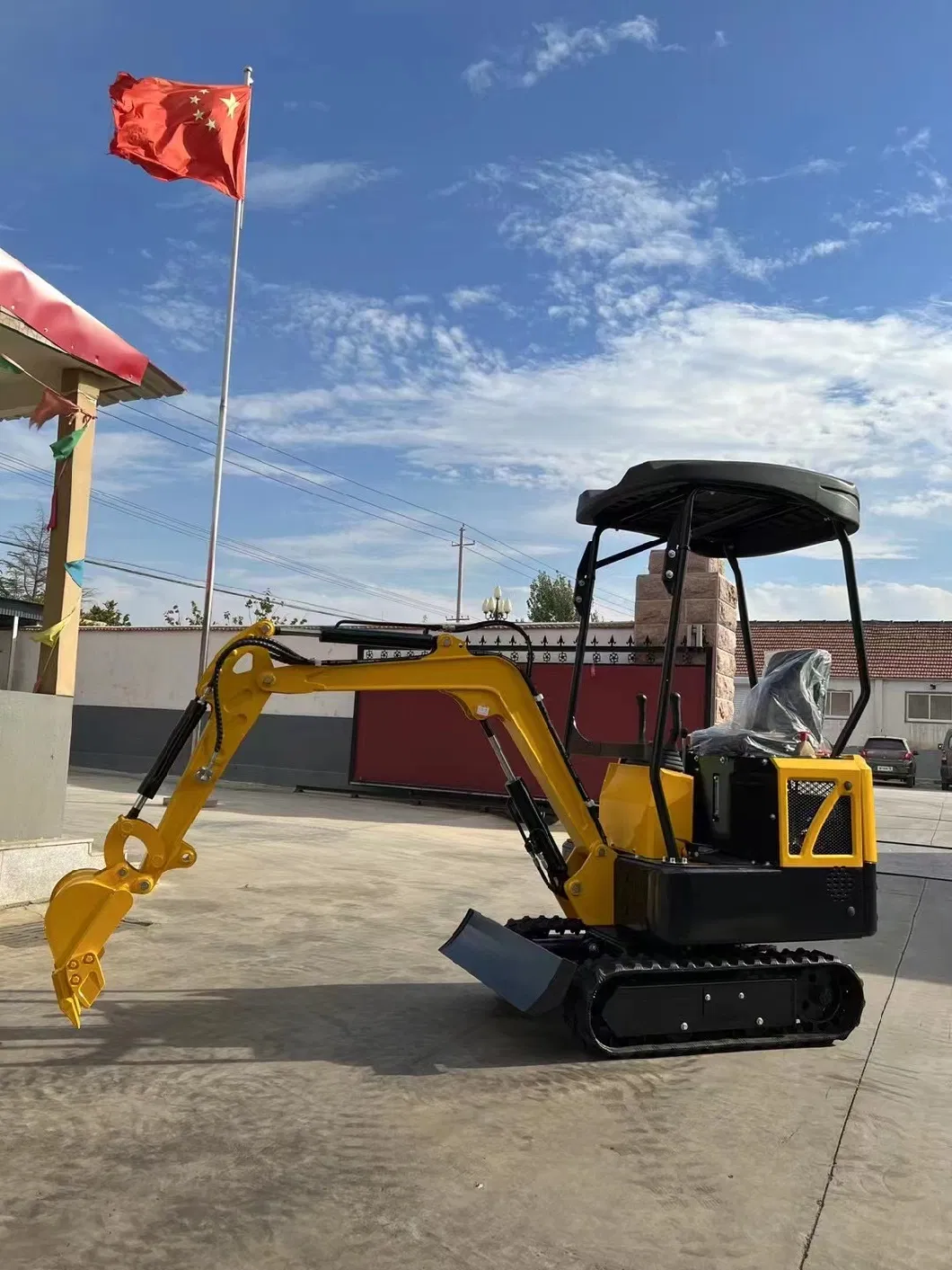 Diesel Engine Tracked Hydraulic Flexible 1t Mini Excavator