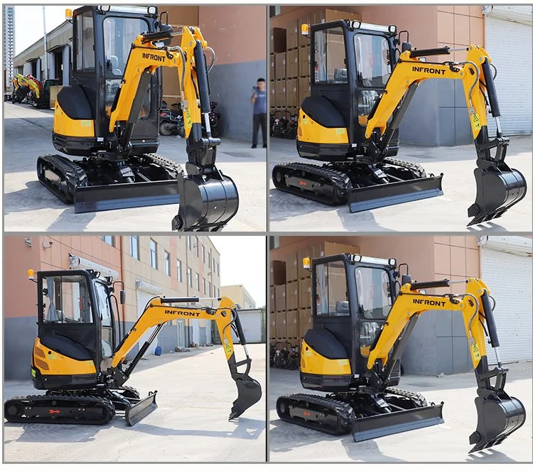 Hydraulic System Diesel Engine Small Crawler Bagger Digger Hot Selling Cheap Wholesale Price Mini Excavator Free Shipping