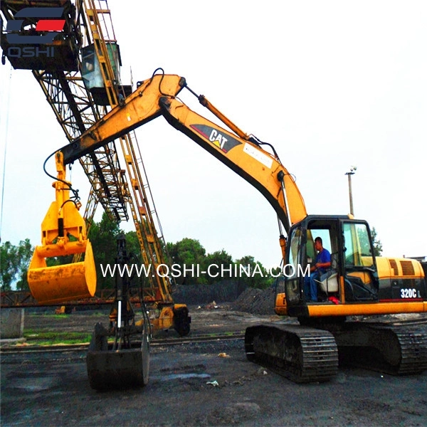 Qshi 2cbm Hydraulic Excavator Clamshell Grab for Handling Bulk Cargo