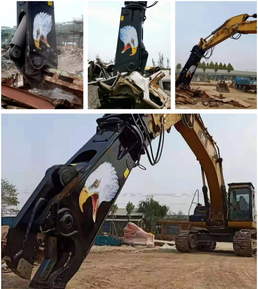 Hydraulic Demolition Crusher Scrap Eagle Shear for Excavator