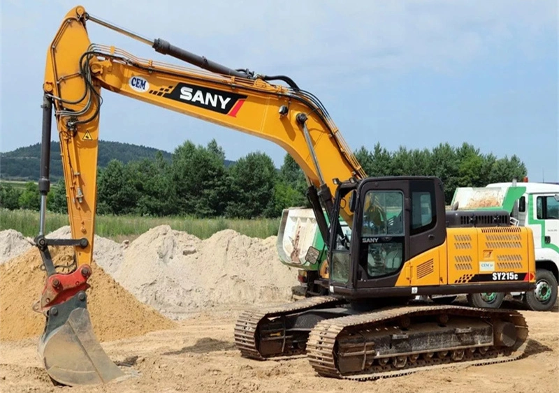 Sany Sy215c 22ton Used Mobile Excavator From Rock Manufacturer China