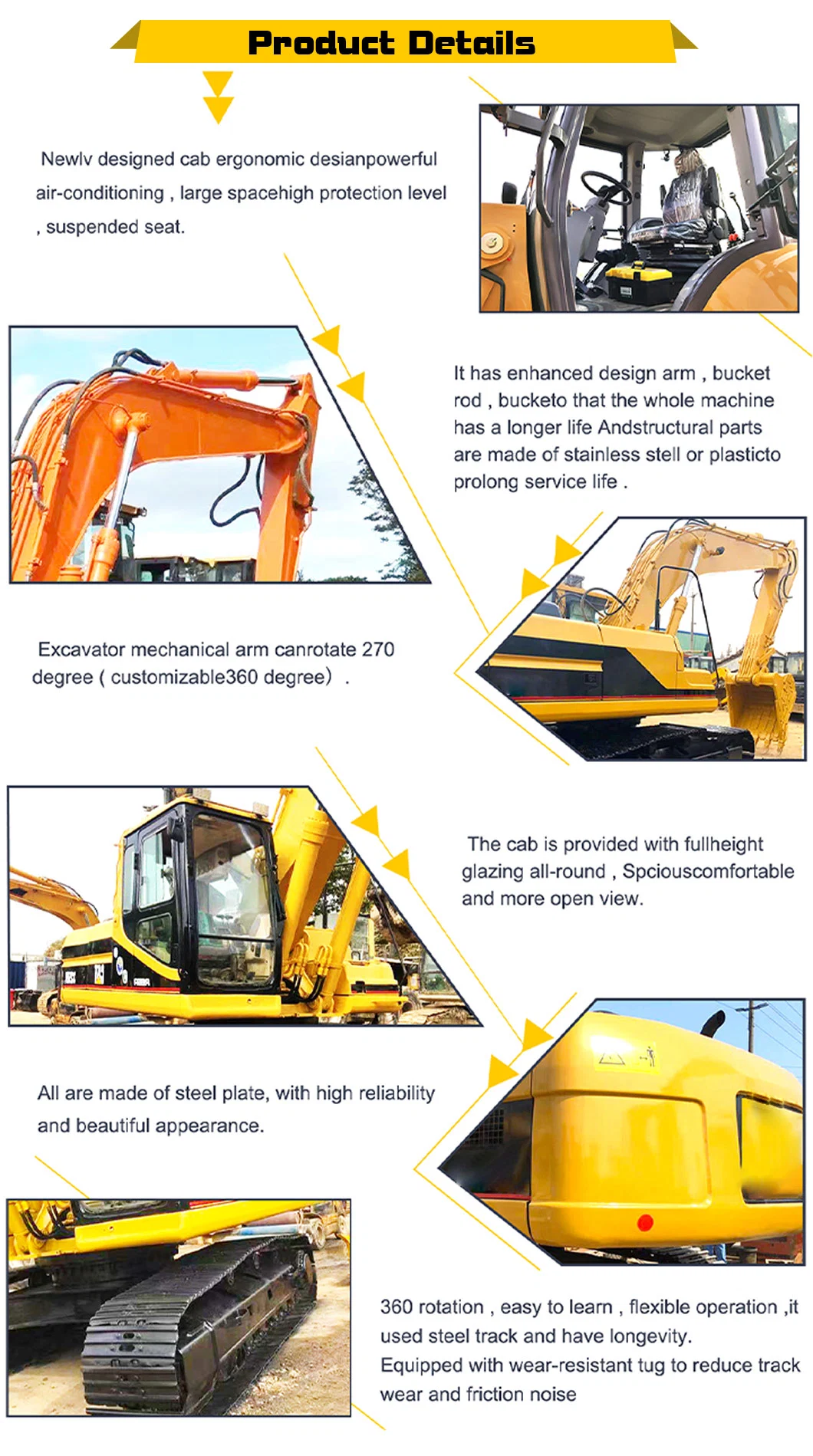 New Electric Mini Excavators Hydraulic Small Chinese Excavator