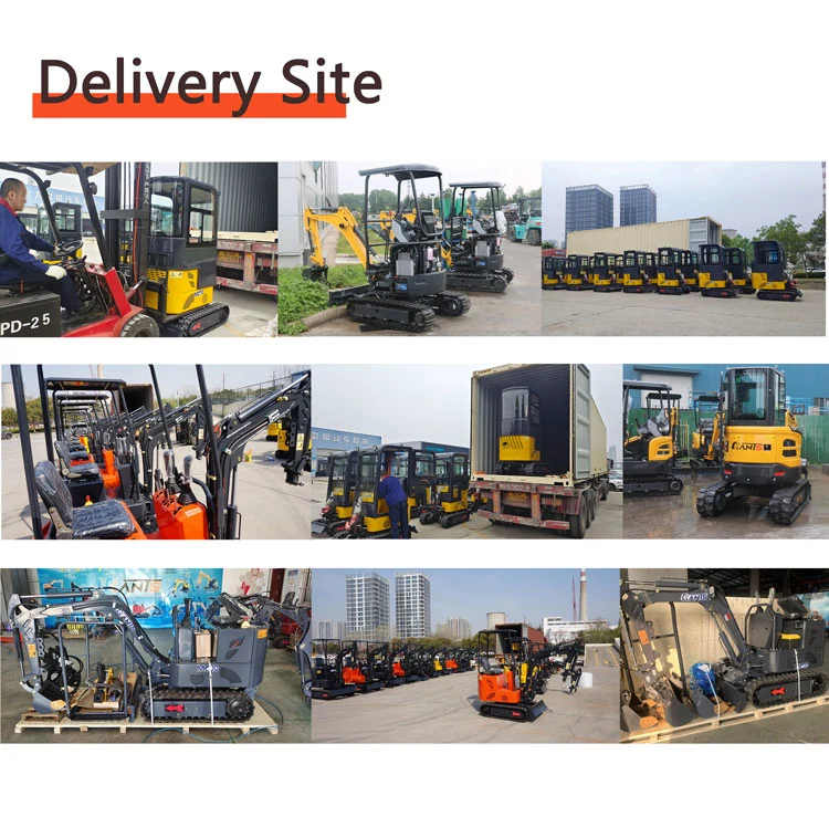Chinese Natural Rubber Crawler Type Lithium Battery Power 72V Excavator 0.8 Ton 1 Ton Electric Excavator Mini Electric Digger for Sale