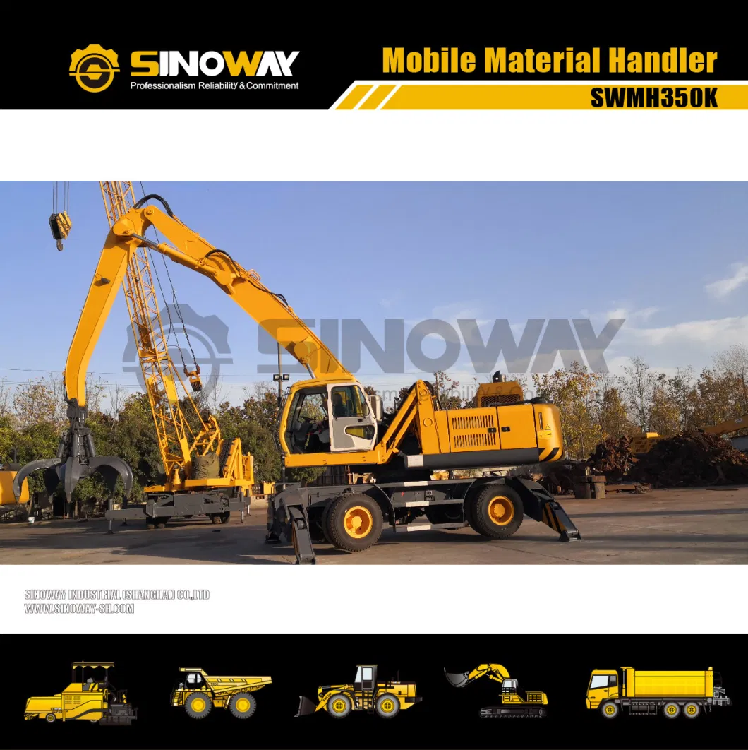 Sinoway Forestry Machinery 35 Ton Logging Excavator for Sale