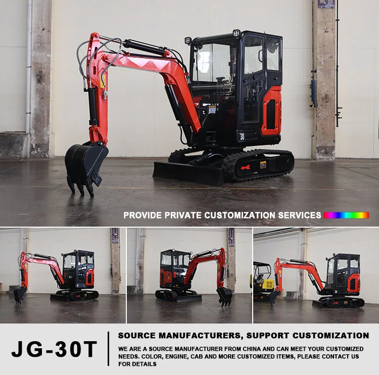 Effective 3 Ton Mini Digger Excavator 30 Model with Competitive Price Mini Excavator